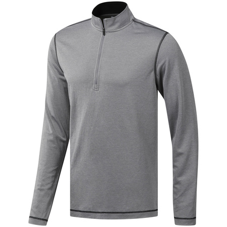ADIDAS UV Protection 1/4 Zip Men's Sweatshirt-Grey/M DQ2280